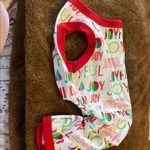 Holiday pet Pj’s - small